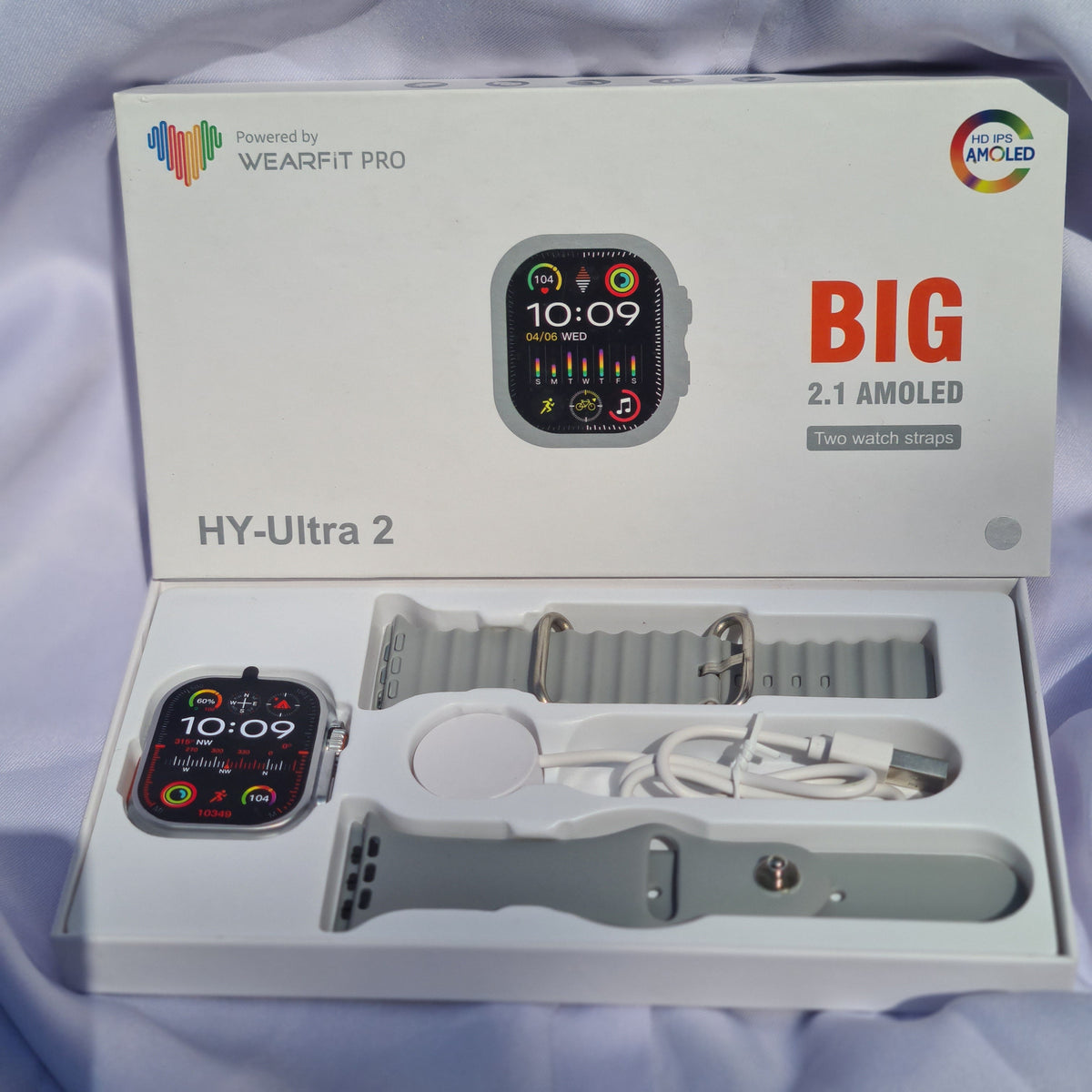 TW ULTRA 9 Smart Watch 2.1'  Amoled Display with 2 straps