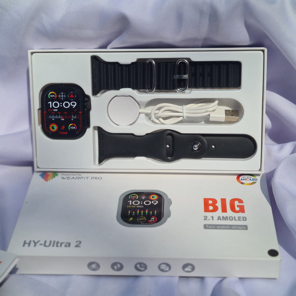 TW ULTRA 9 Smart Watch 2.1'  Amoled Display with 2 straps