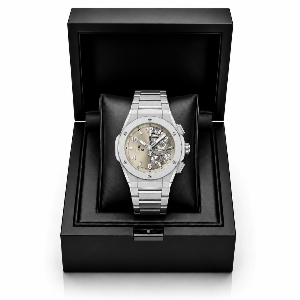 Hublot Classic Fusion Skeleton Silver Edition Watch