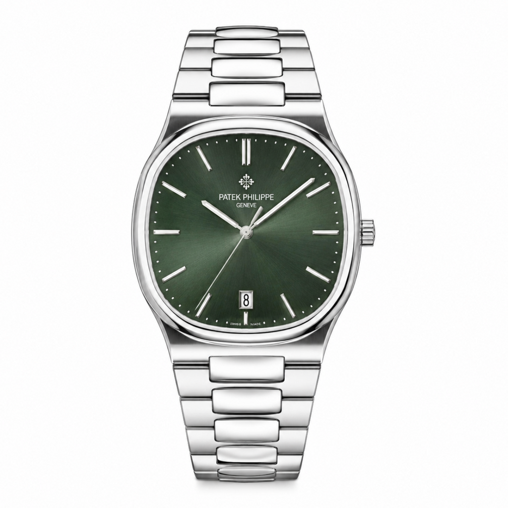 Patek Philippe Nautilus Green Dial Stainless Steel Luxury Watch