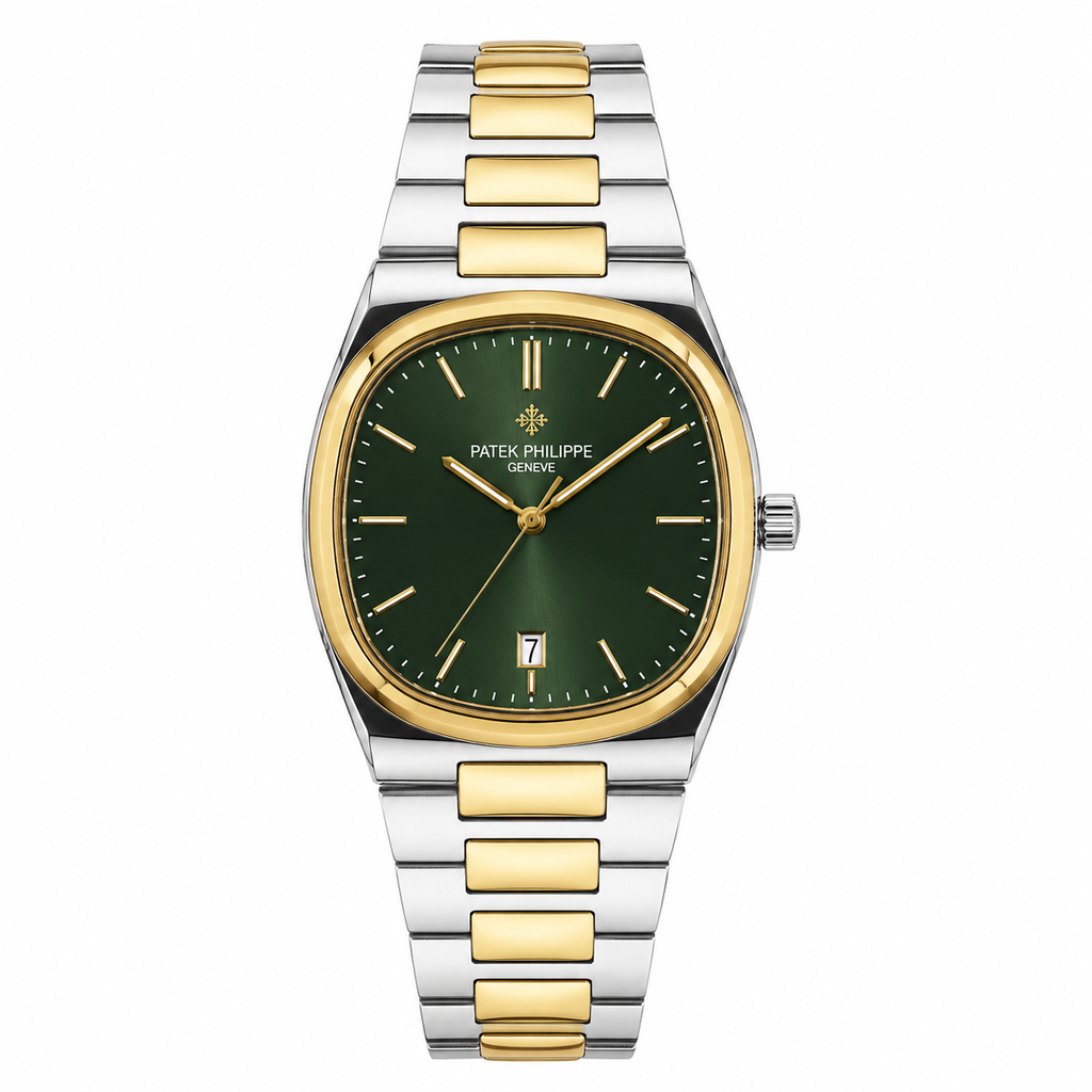 Luxury Green Dial Stainless Steel Watch – Elegant Wrist Styling