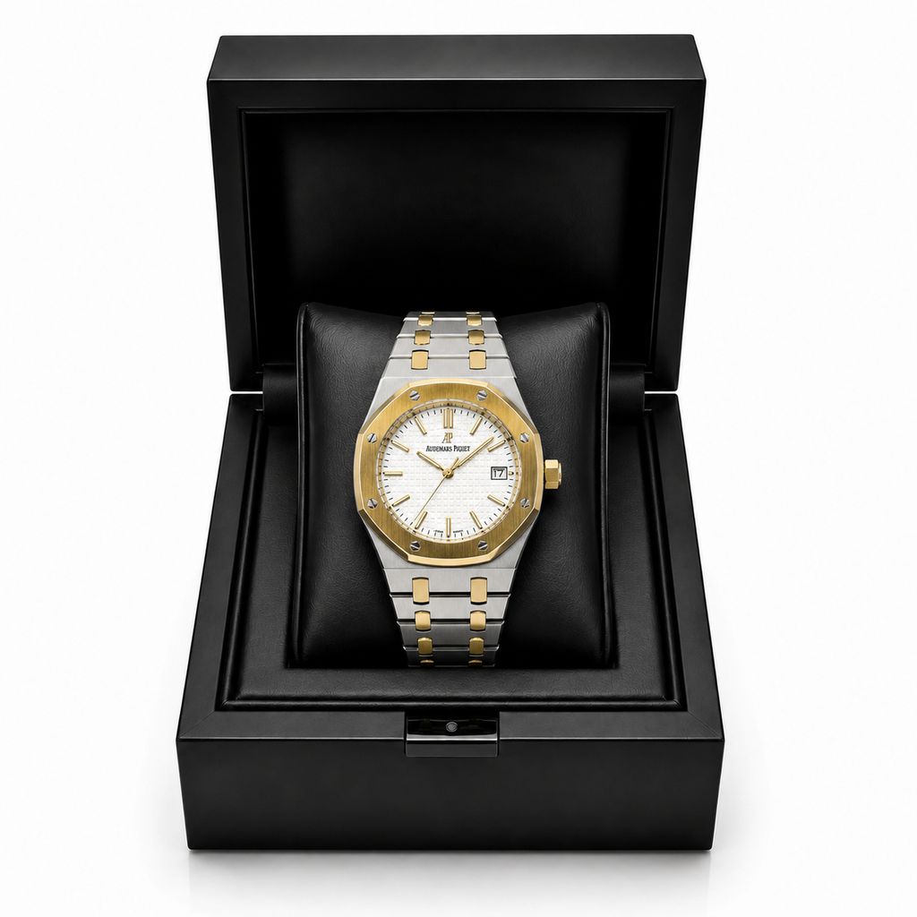 Audemars Piguet Royal Oak Two-Tone White Dial Luxury Watch