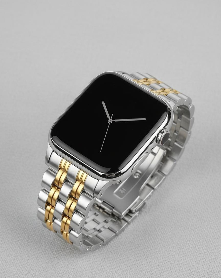 Apple Smartwatch Series 10 with Rolex Strap double tone for Men And Women