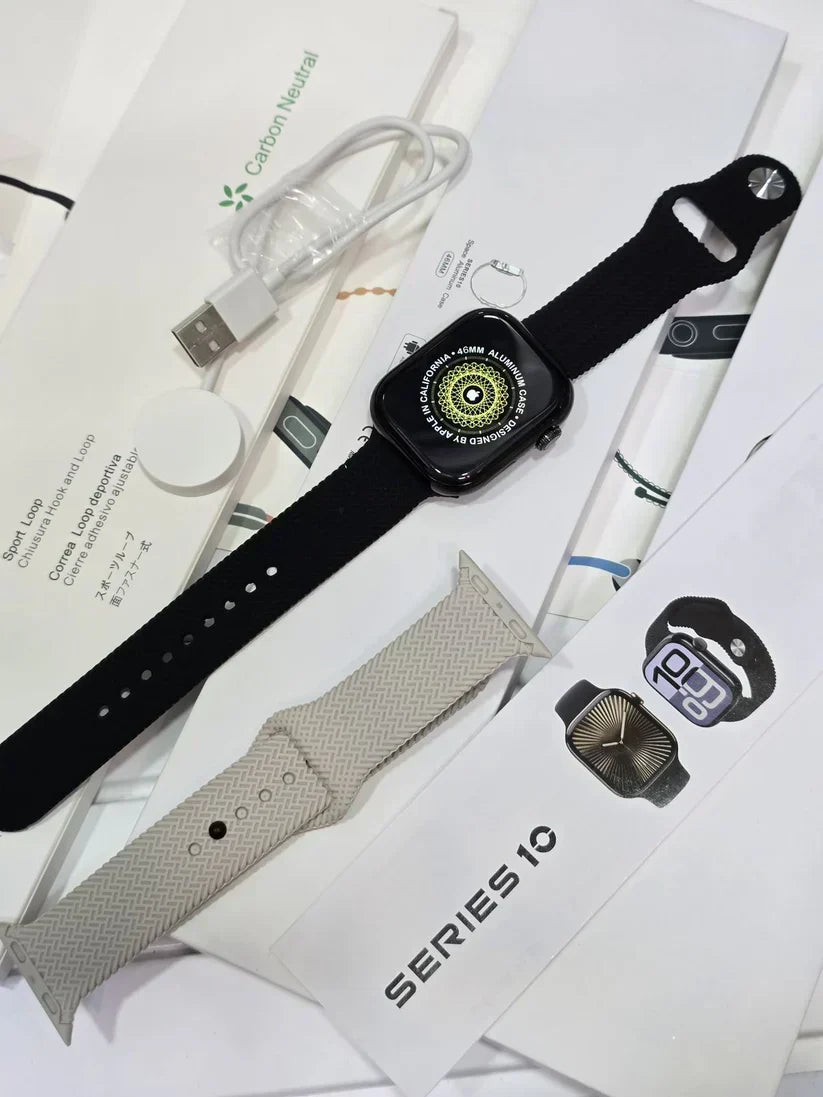 APPLE LOGO SMART WATCH SERIES 10 REPLICA(allow to open parcel)