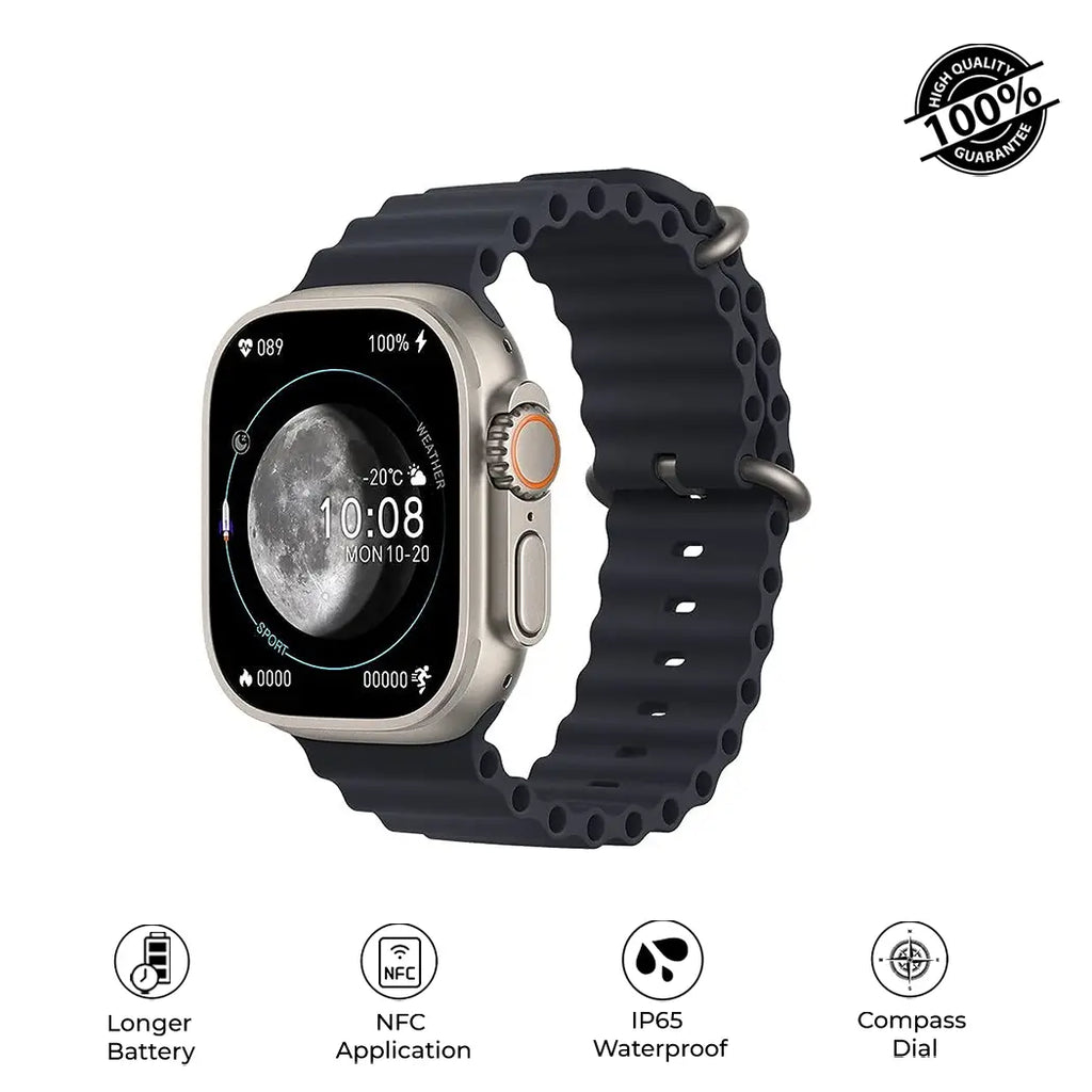 TW ULTRA 9 Smart Watch 2.1'  Amoled Display with 2 straps